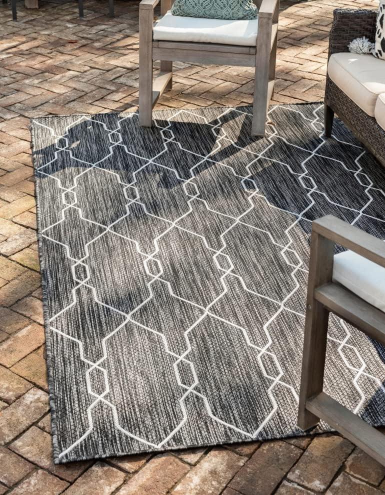 Unique Loom Outdoor Trellis Links Trellis Trellis Woven Area Rug