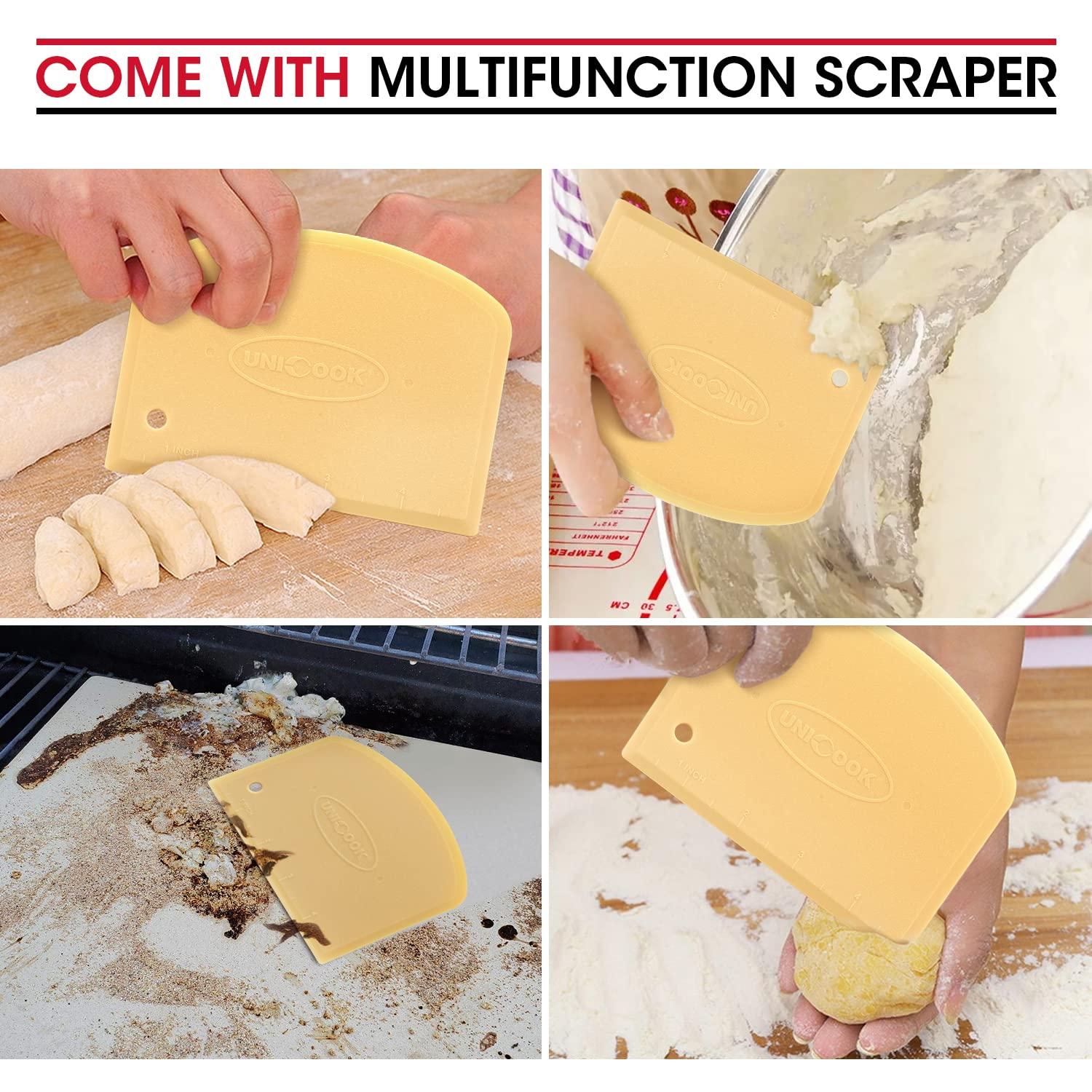 LIFETIME FLOORING LLC Pizza Stone Round 16 Inch For Grill And Oven, Large Cordierite Baking Stone For Bread, Safe Circular Cooking Stone For Grill 16", Easy To Clean