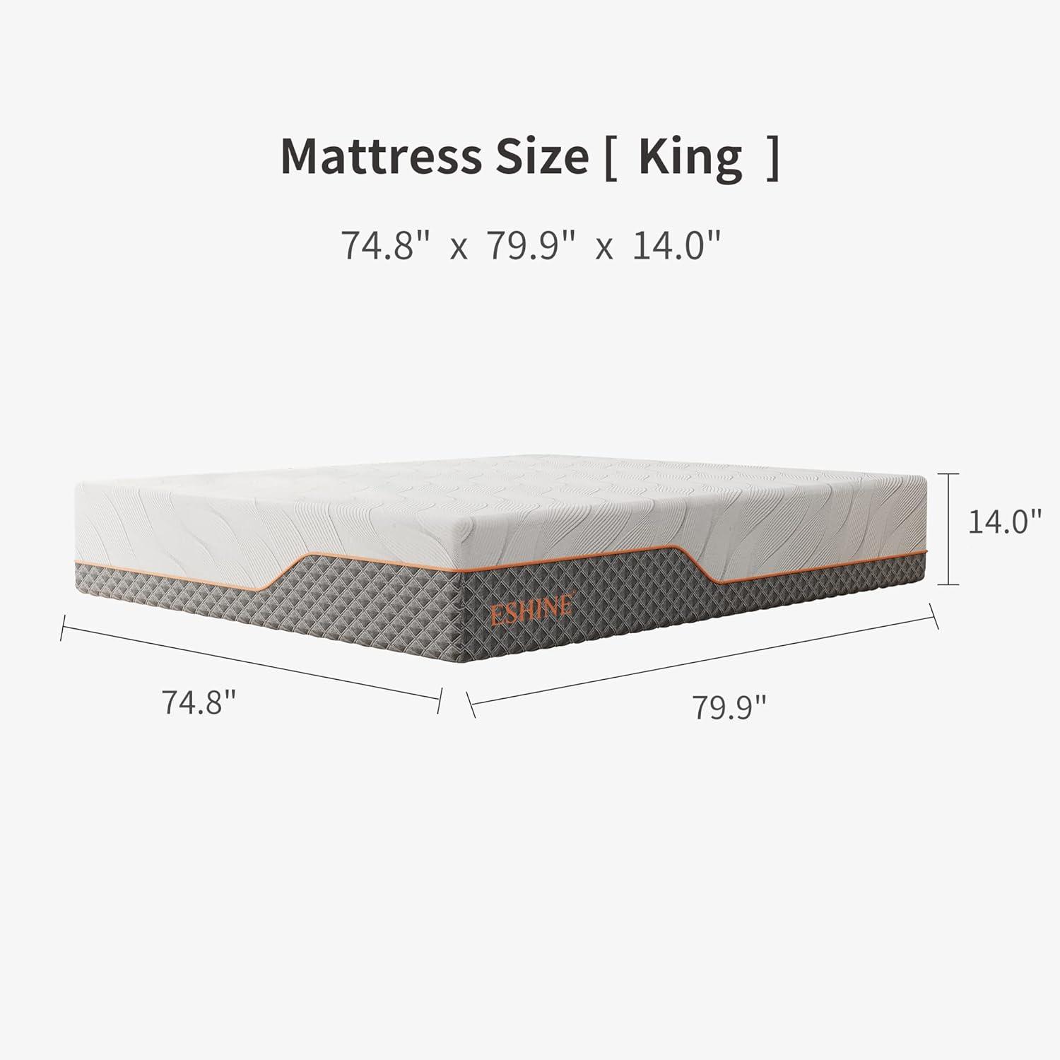 Zero Gravity Adjustable Bed with 14" Hybrid Mattress E3000 Series