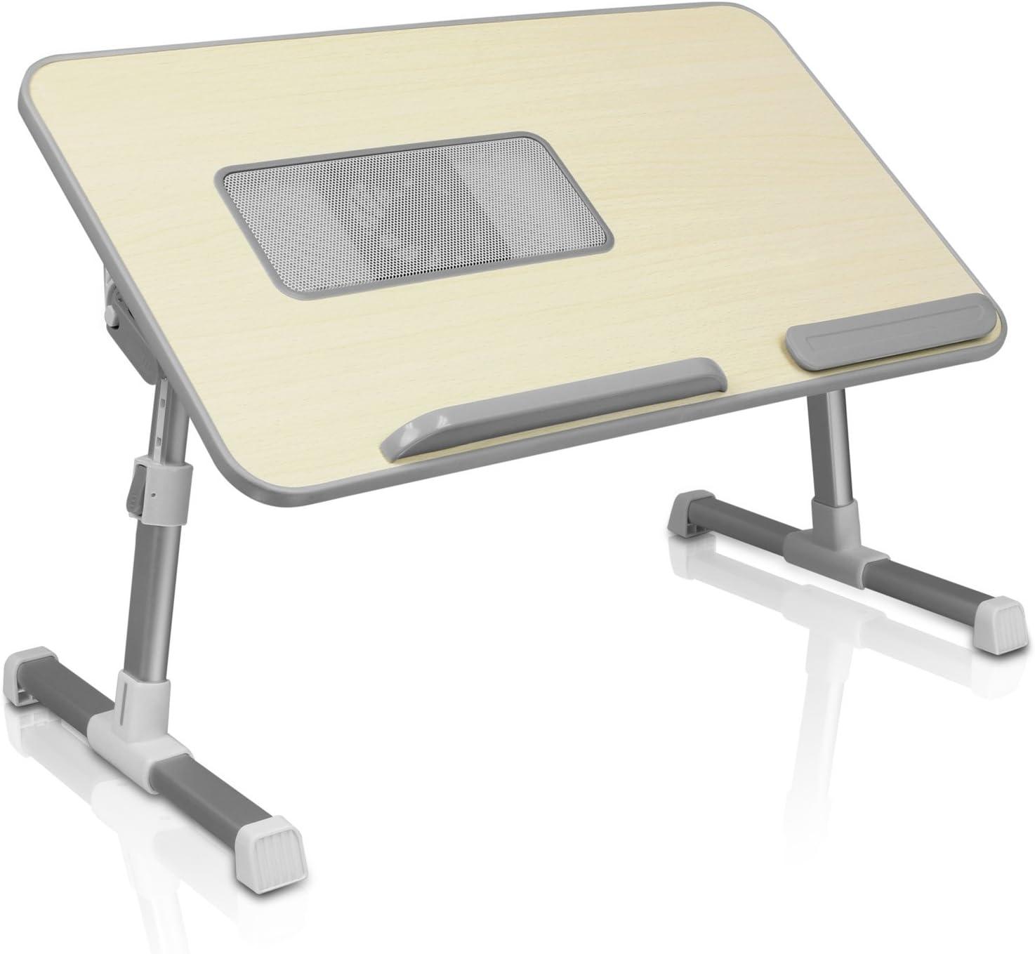 Adjustable Aluminum Alloy Laptop Cooling Table with Fan