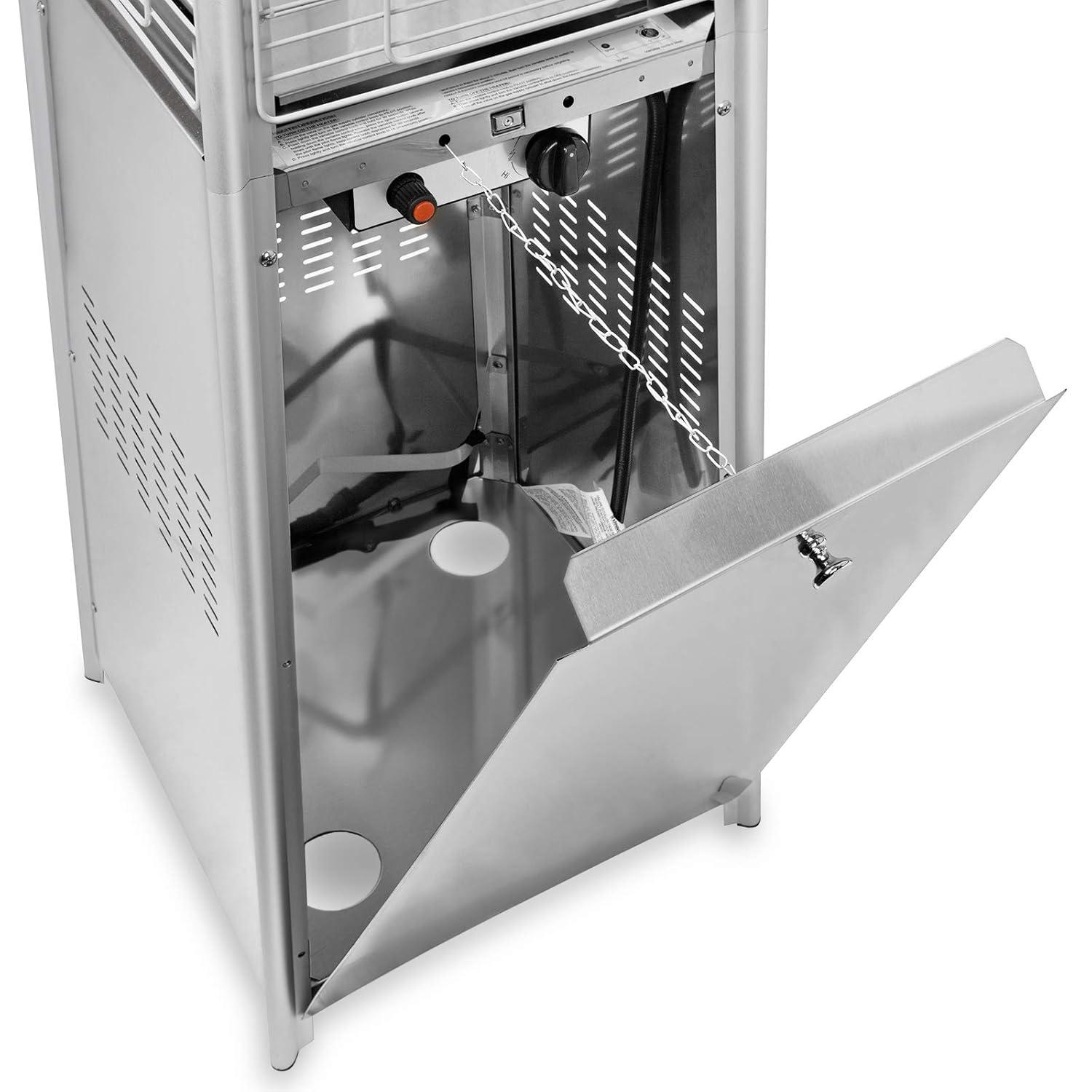 Thermo Tiki Outdoor Propane Patio Heater - Stainless Steel