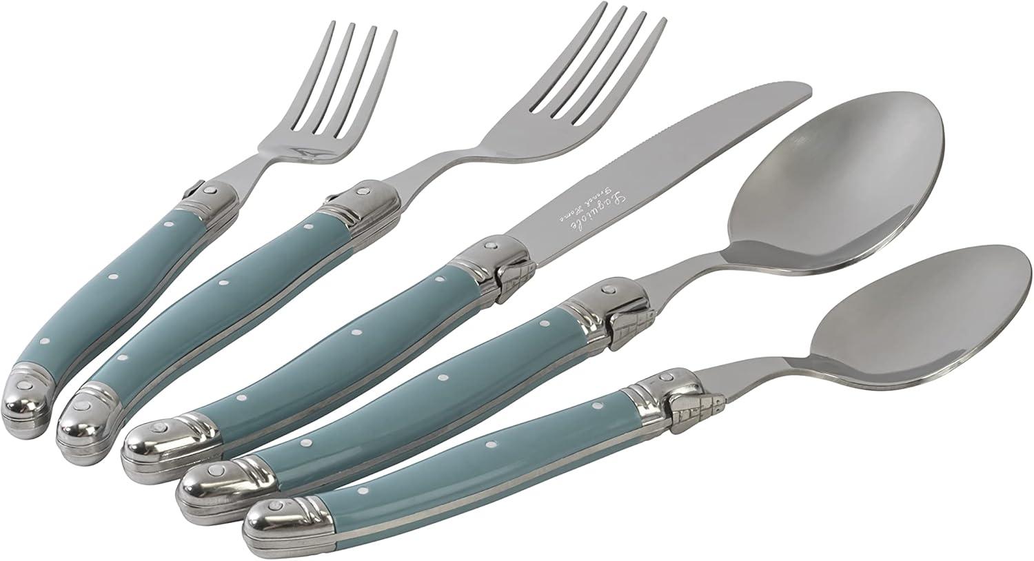 French Home French Home Laguiole 20 Piece Stainless Steel Flatware Set, Service for 4