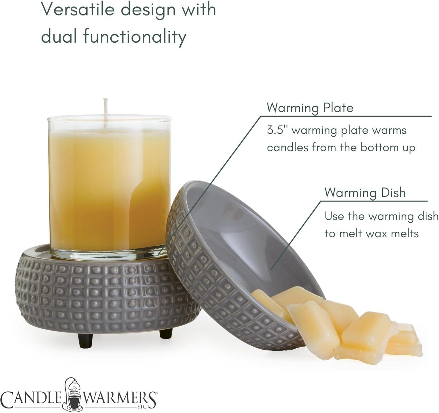 Slate 2-In-1 Candle and Fragrance Warmer For Candles And Wax Melts from Candle Warmers Etc.