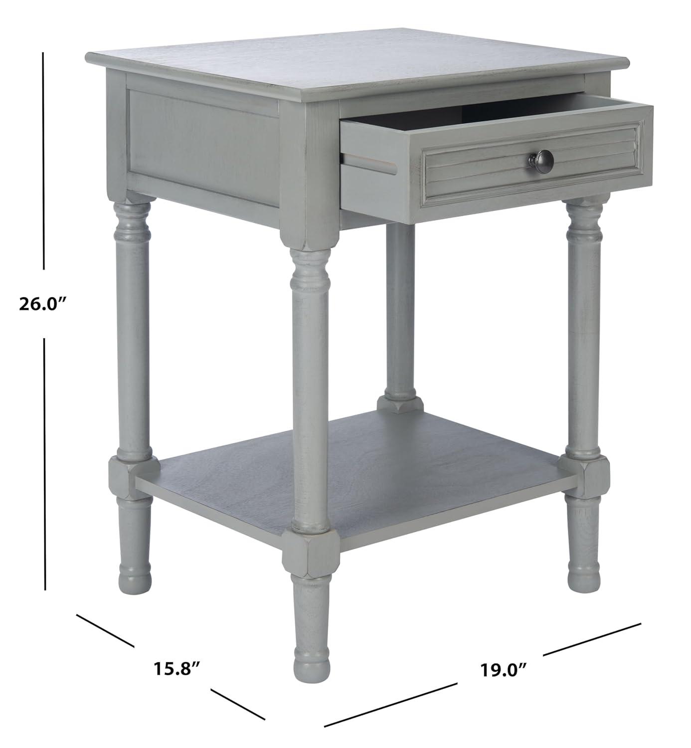Russ End Table with Storage