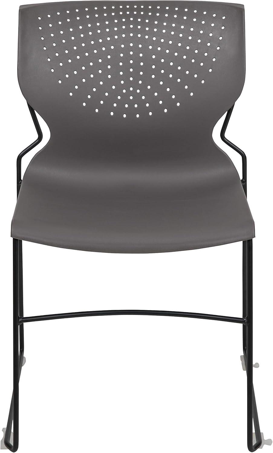 Everleigh 661 lb. Capacity Full Back Stack Chair with Powder Coated Frame