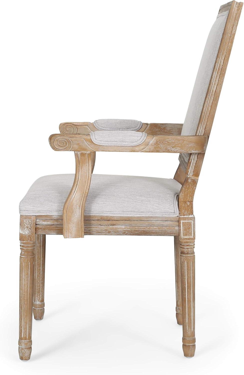 Christopher Knight Home Maria DINING CHAIR SETS, Light Grey + Natural