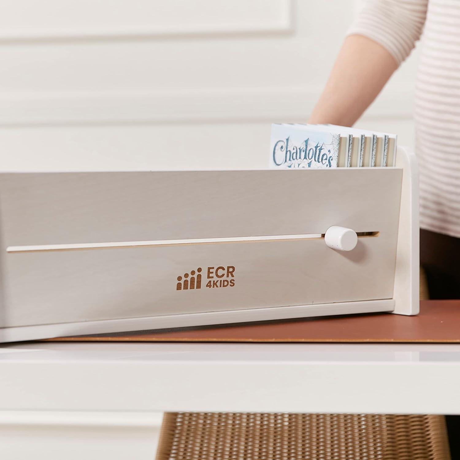 ECR4Kids ECR4Kids Tabletop Book Display, Adjustable, Library Storage