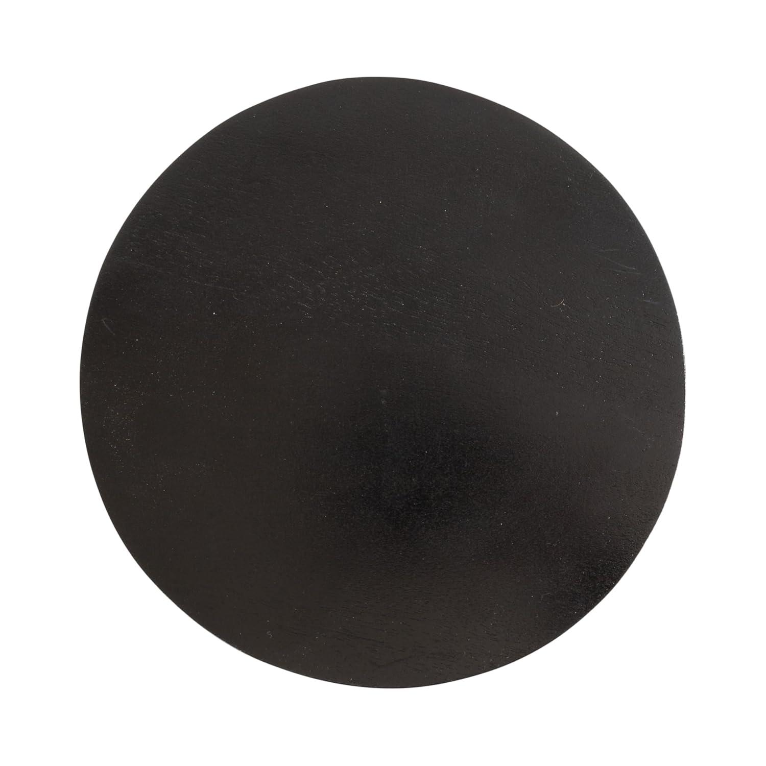 Kate and Laurel Dahl Wood Drink Table, 8x8x23, Black