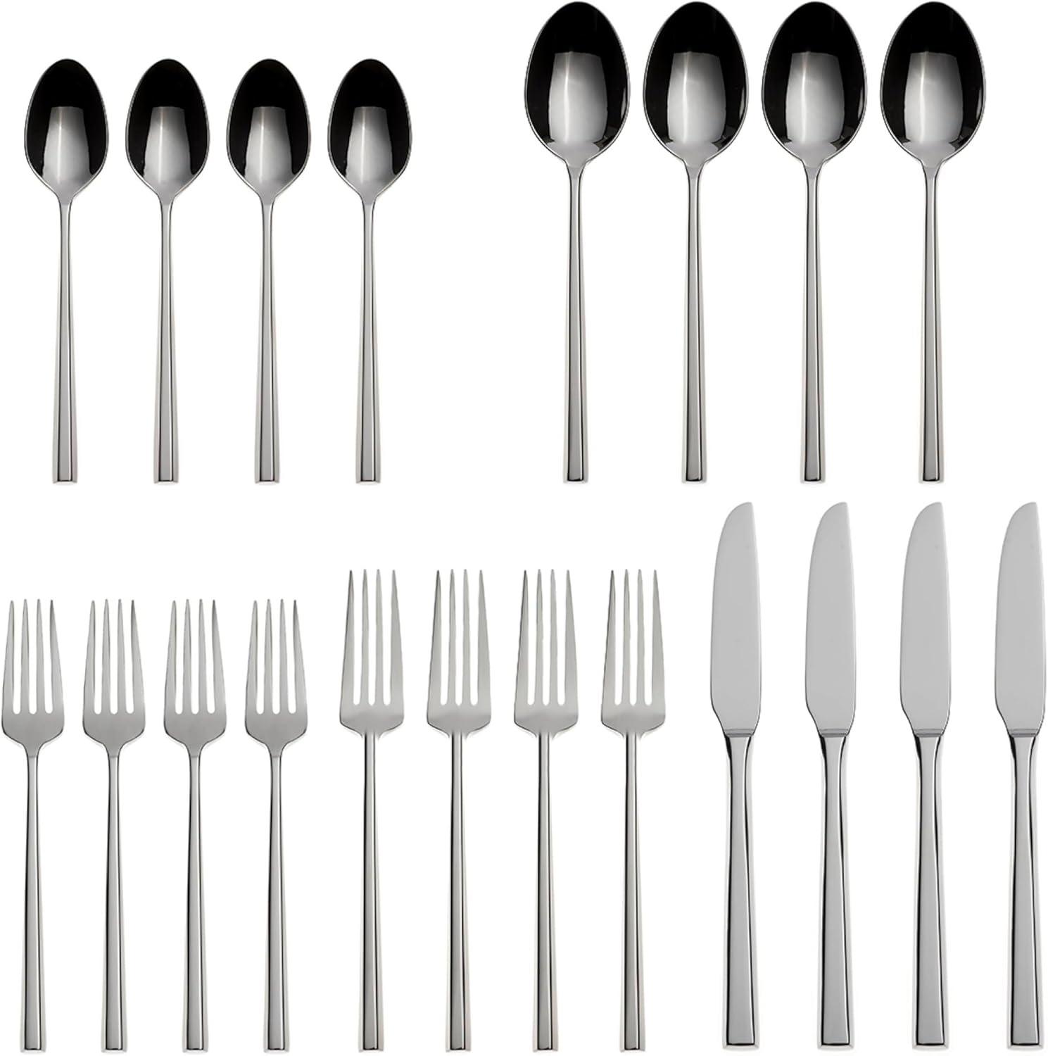 Oneida Stainless Steel 20-Piece Modern Flatware Set