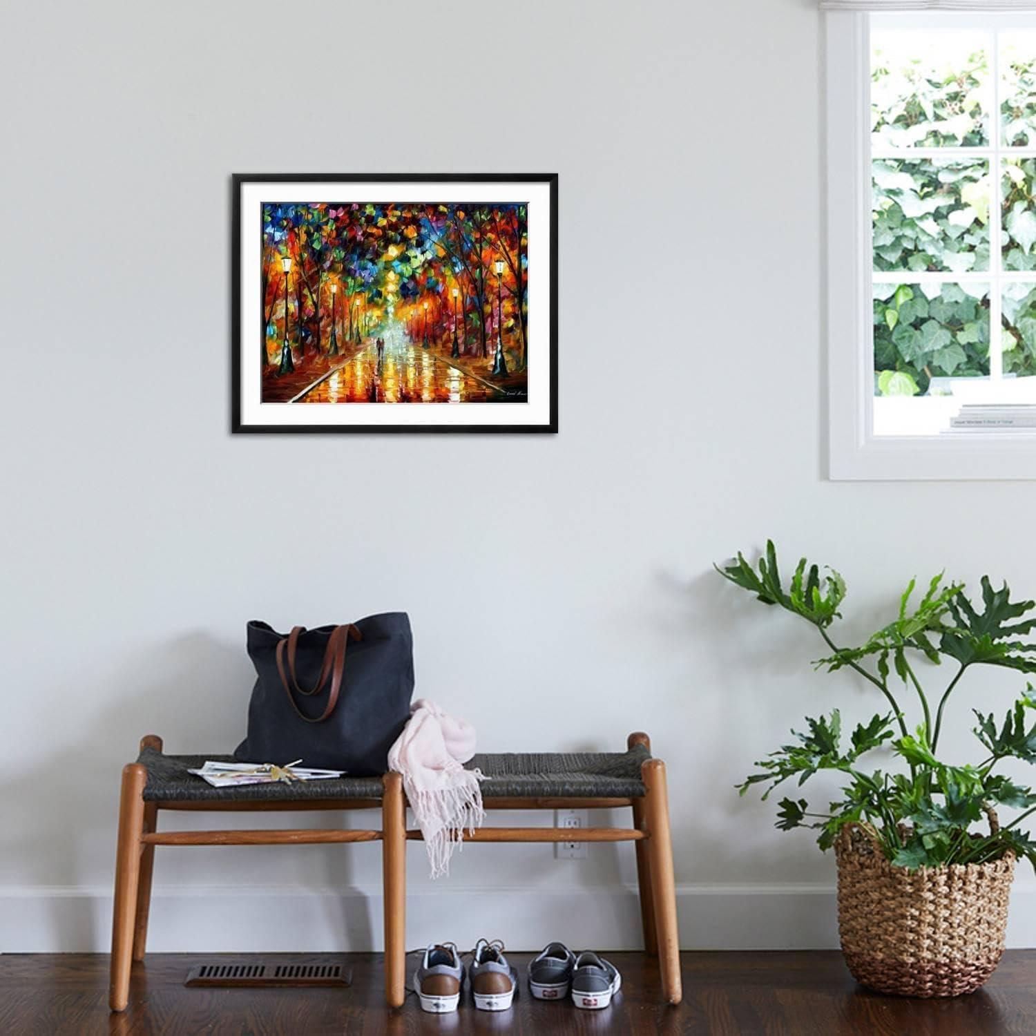 Art.com Farewell To Anger Art Print by Leonid Afremov, Black Frame Wall Art, 29" x 23"