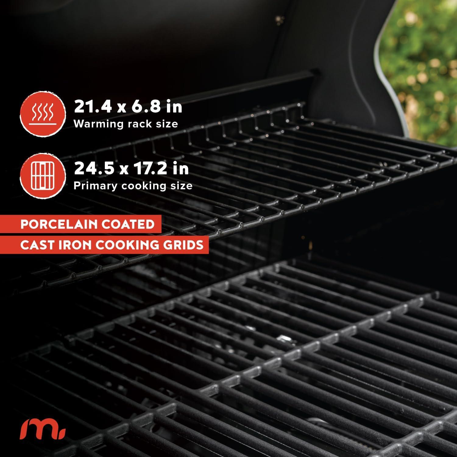 Megamaster 4 - Burner Freestanding Liquid Propane Gas Grill