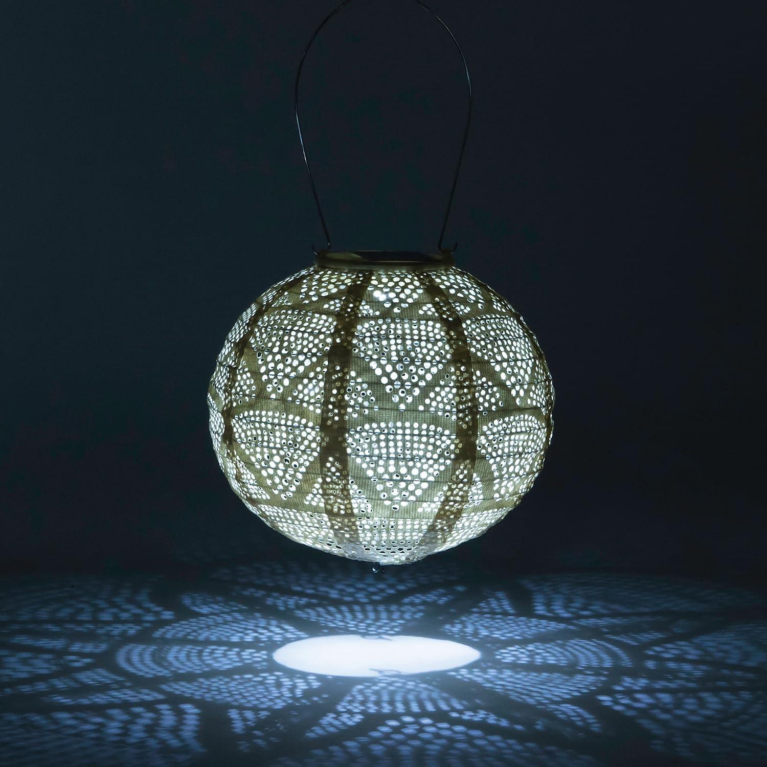 Boho Globe Solar Outdoor Lantern