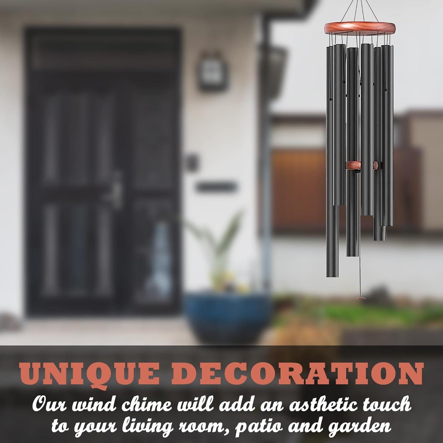 Sympathy Gifts for Loss of Loved One 32" Memorial Wind Chimes for Loss of Loved One Bereavement Condolence Gifts Sympathy Windchimes Memory Wind Chime with Memorial Card