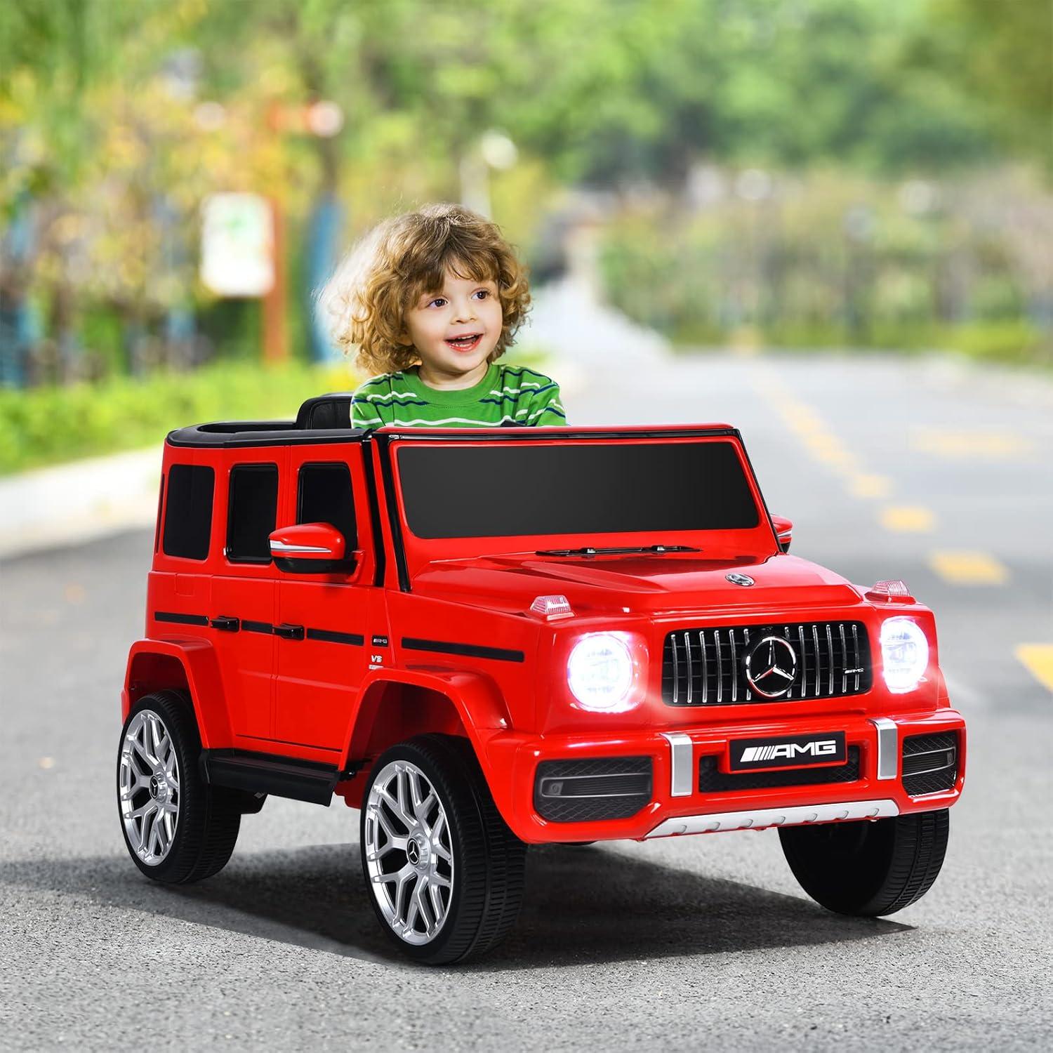 Costway 12V Kids Ride On Car Licensed Mercedes Benz G63 Electric Vehicle with Remote Control