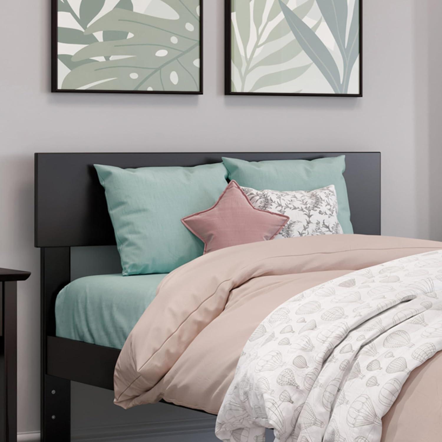 Twin Boston Headboard Espresso - AFI: Solid Wood, Sleek Finish, Adjustable Height