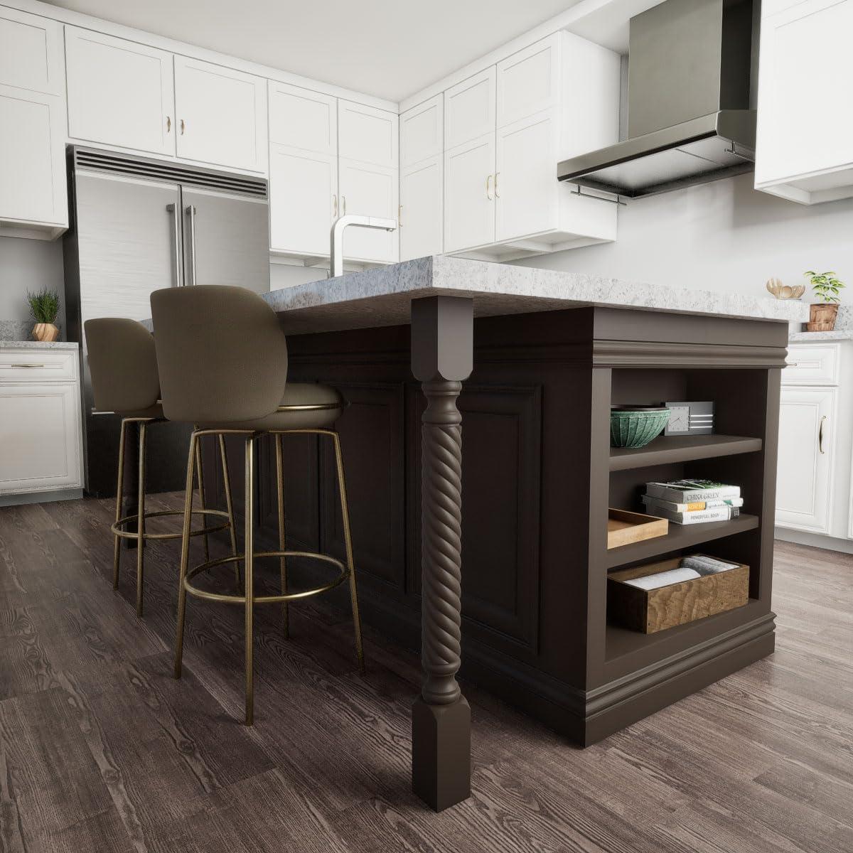 Ekena Millwork Hamilton Rope Cabinet Column