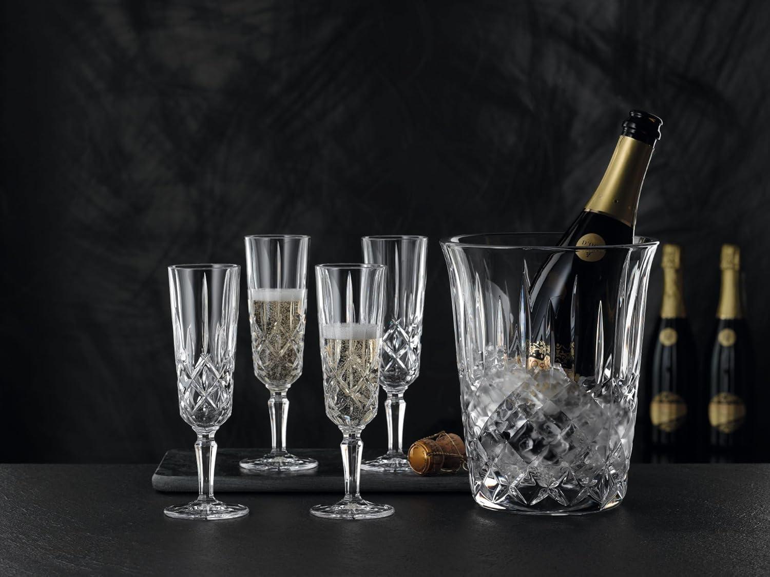 Nachtmann Noblesse 8-Inch Crystal Champagne Flutes Set