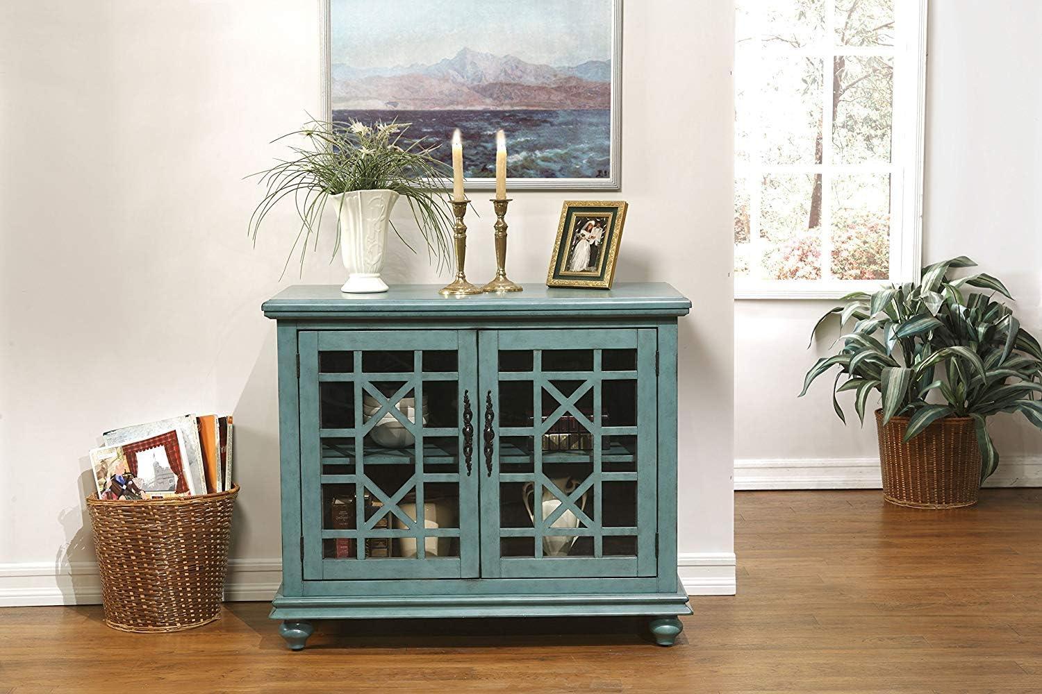 Martin Svensson Home Jules 63" TV Stand Teal Green Finish