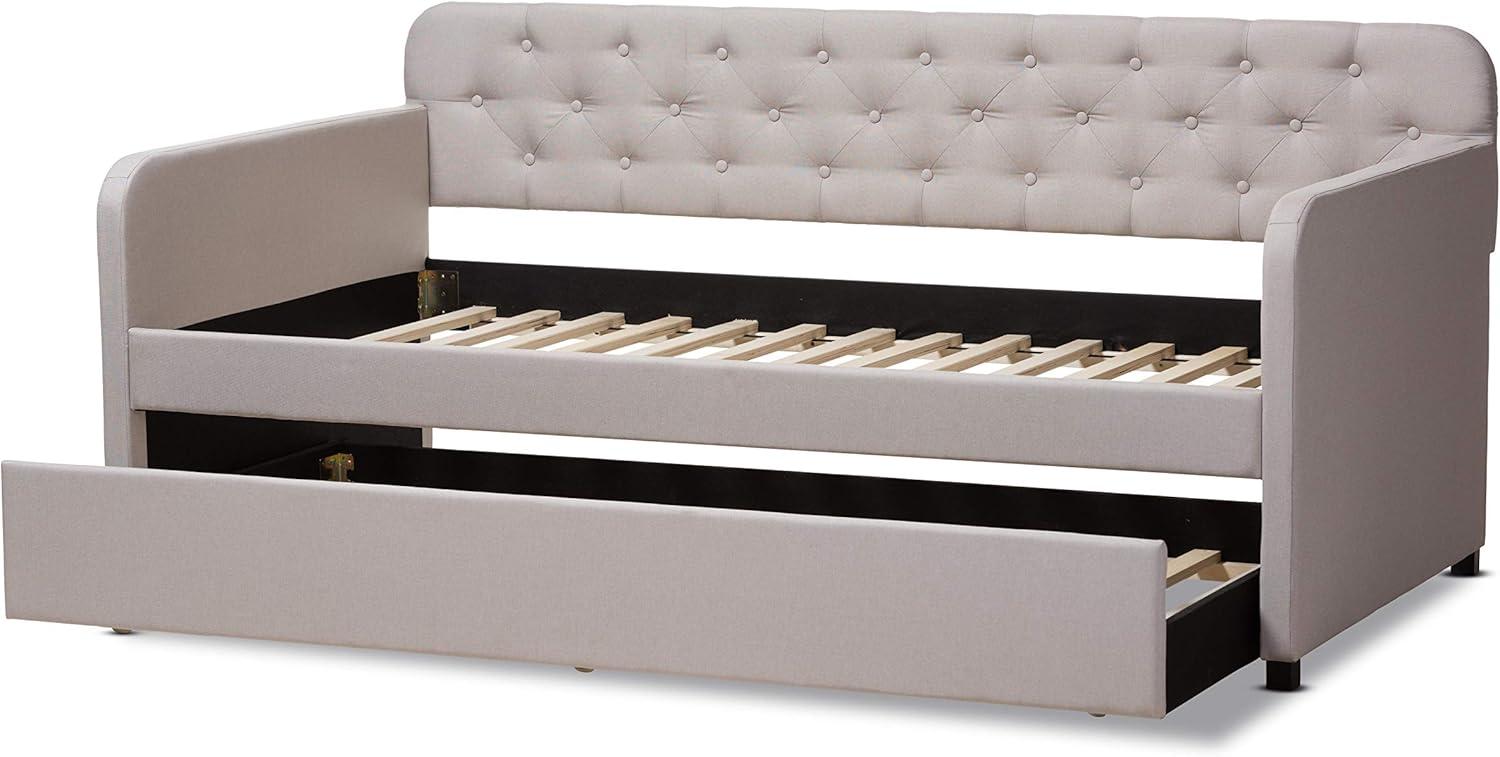 Baxton Studio Daybeds Twin Beige