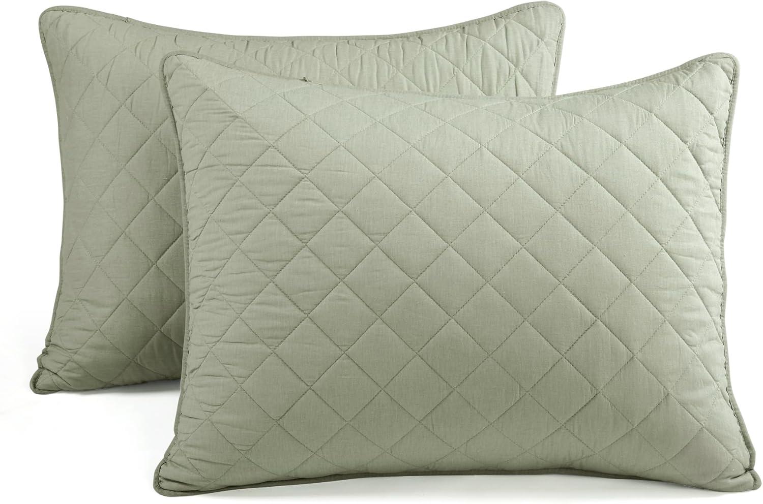 Ava Diamond Standard Cotton Modern & Contemporary Quilt Set