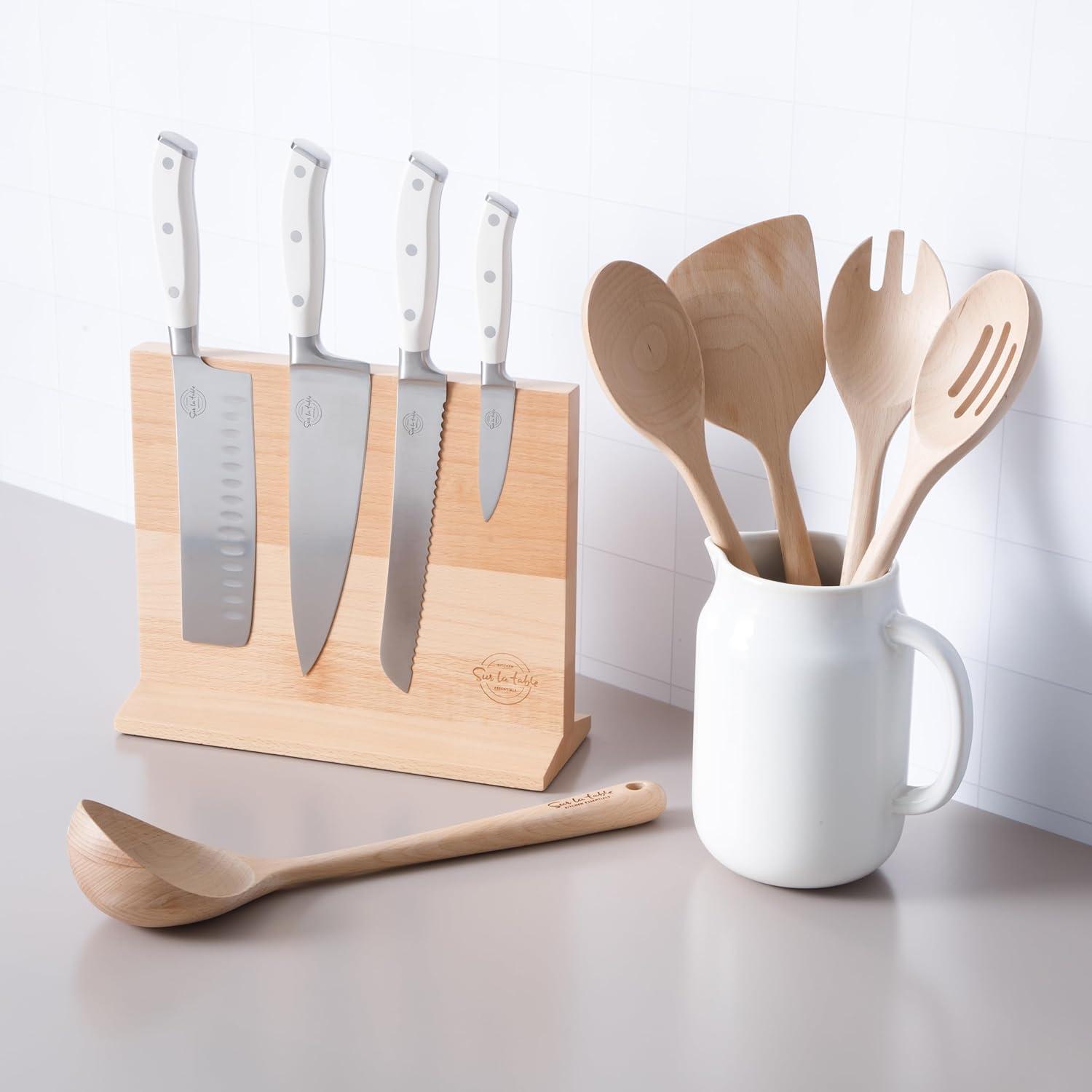 Sur La Table Kitchen Essentials Sur La Table Kitchen Essentials Tasting Kitchen 5 Piece Stainless Steel Knife Block Set
