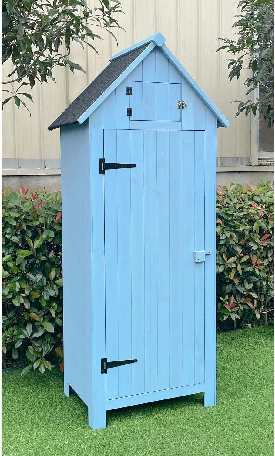 2 ft. 5 in. W x 2 ft D Solid Wood Storage Shed