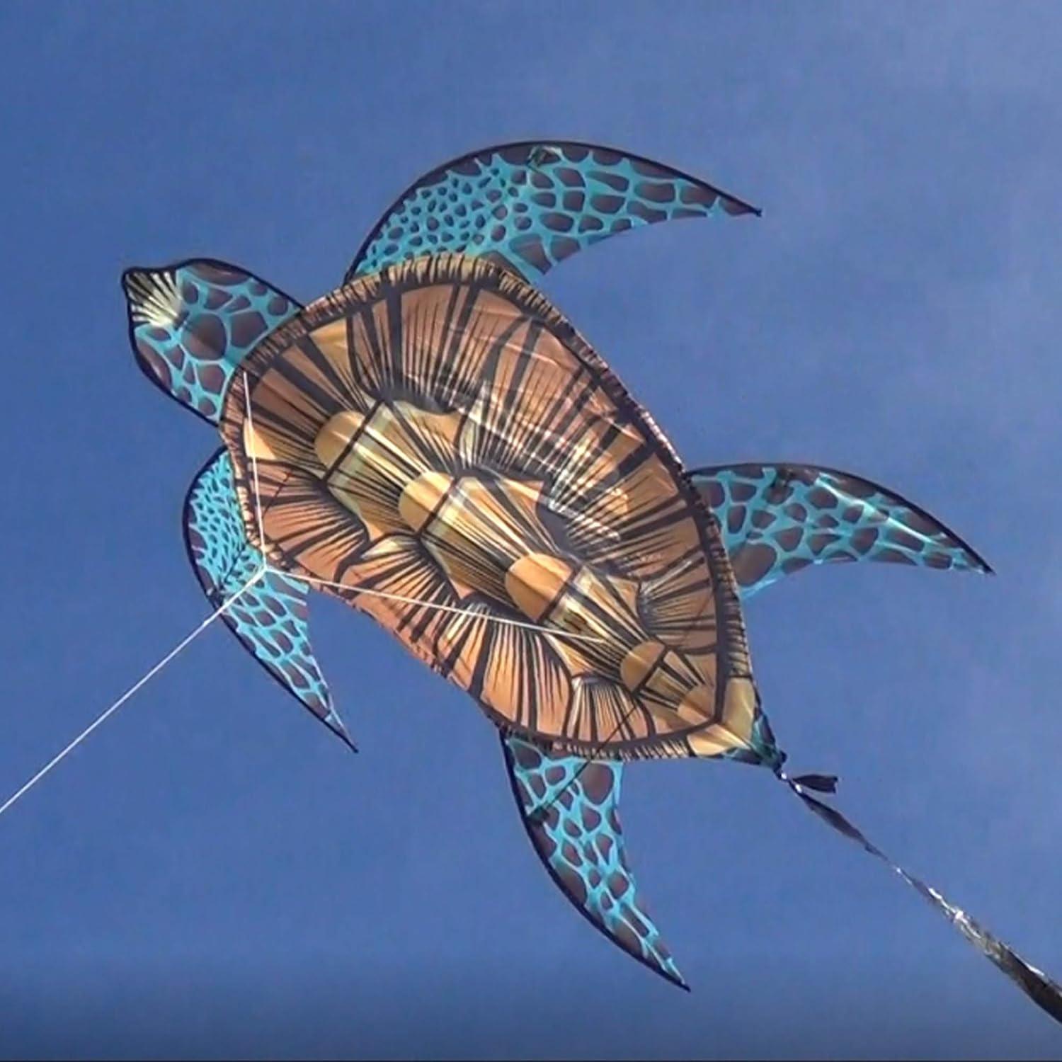 X-Kites WindNSun SeaLife Turtle Nylon Kite, 40