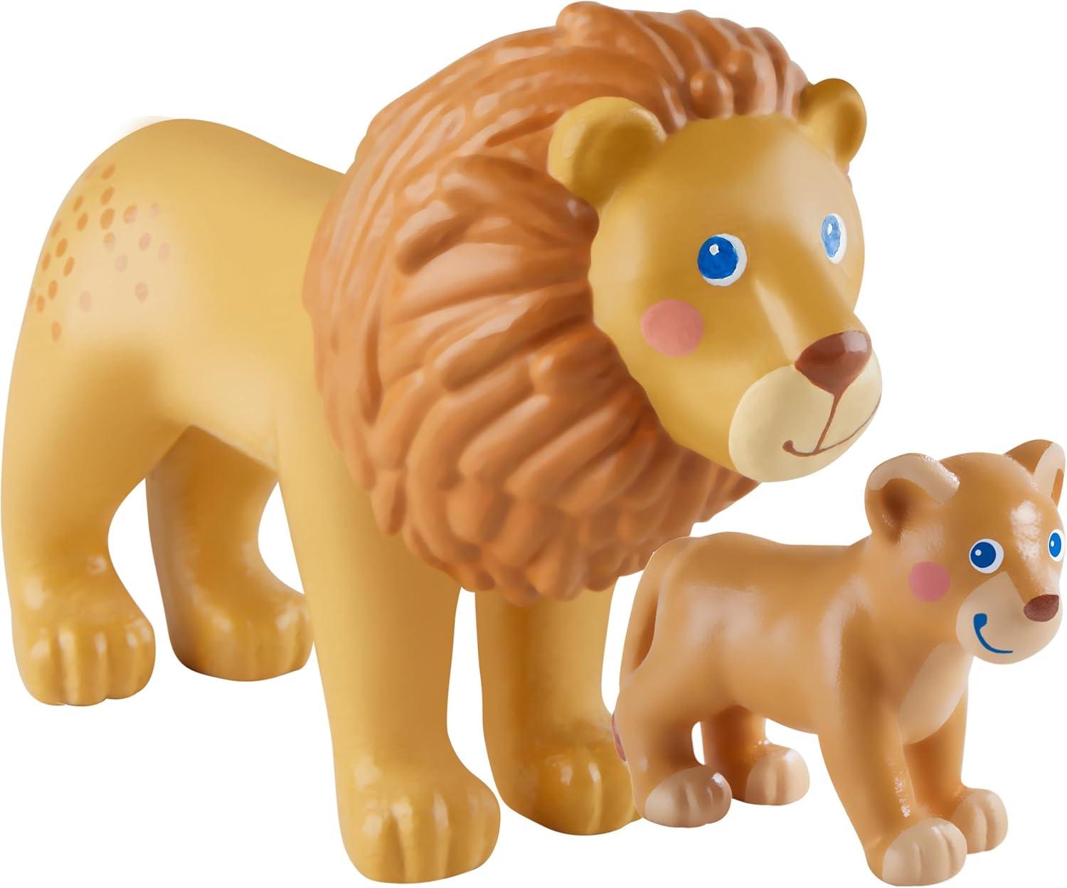 HABA Little Friends Zoo Animals Bulk Playset with 11 Chunky Plastic Toy Figures for Ages 3+