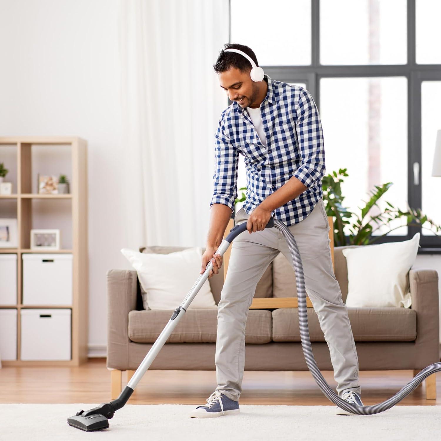 6 Pack Type Q HEPA Canister Vacuum Bags for Kenmore, 53292 Replacement Canister Vacuum Cleaner Bags for Kenmore 81214, 81414, 81614, 81615, 81714, 21814, BC7005, BC3005,BC2005