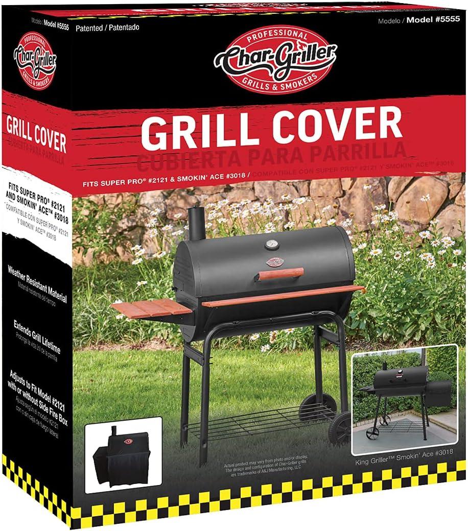 Char-Griller All Purpose Adjustable Grill Cover