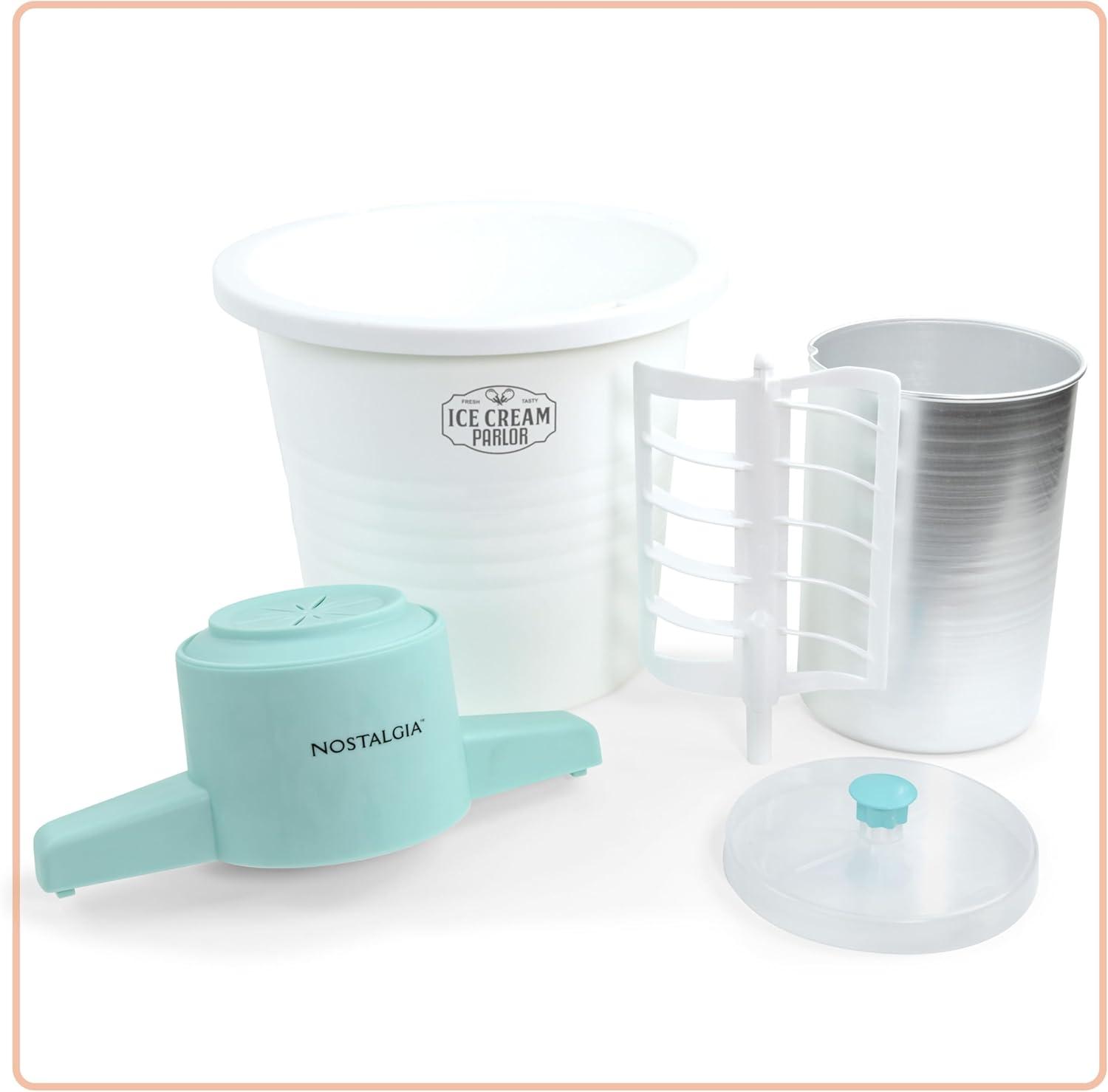 Nostalgia Nostalgia 4-quart Parlor Electric Ice Cream Maker - White