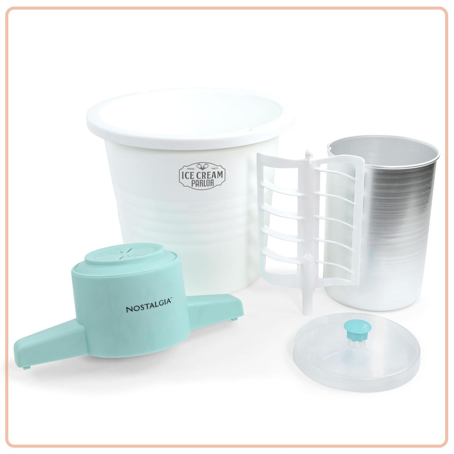 Nostalgia Nostalgia 4-quart Parlor Electric Ice Cream Maker - White