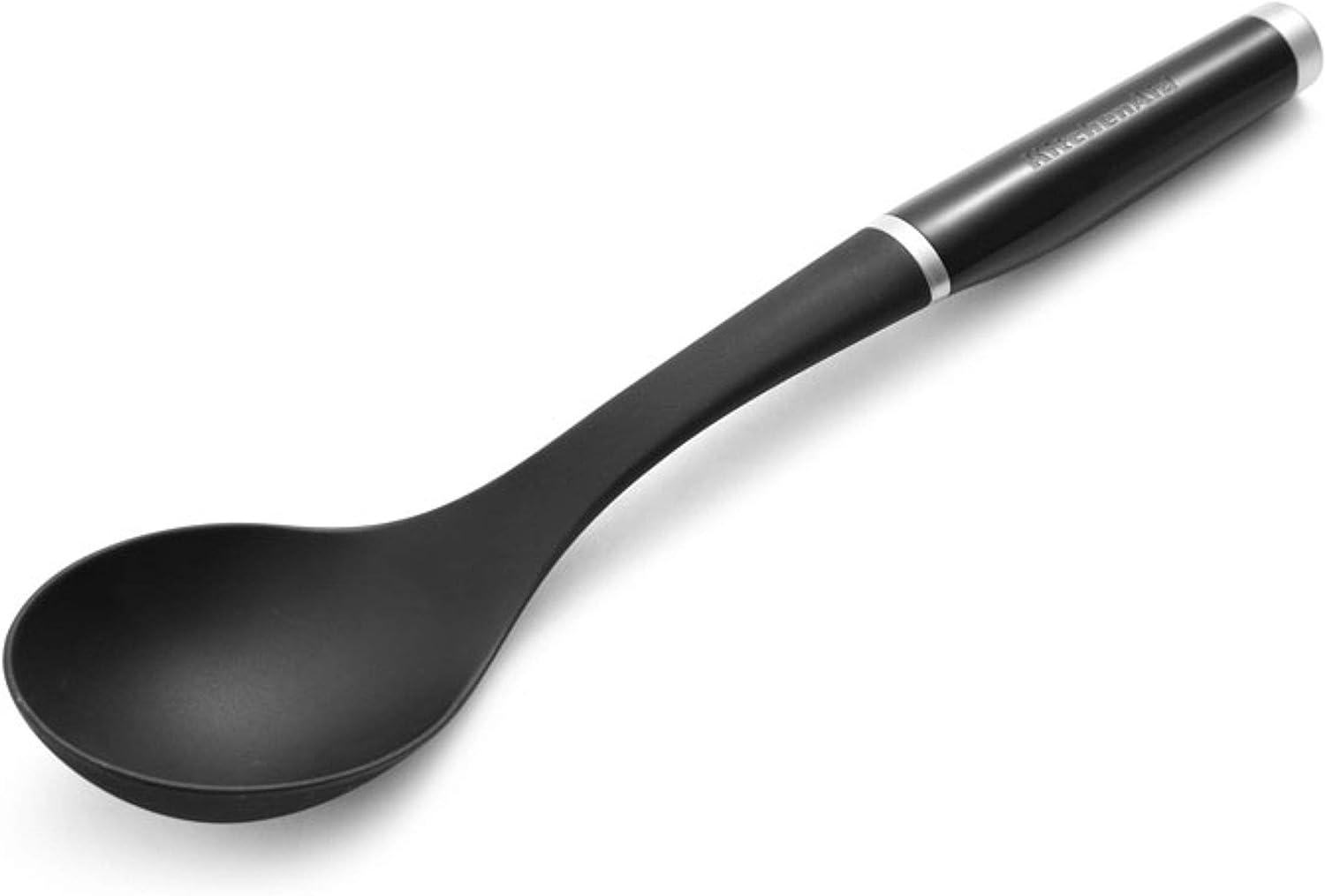 Black Nylon Heat-Resistant Basting Spoon