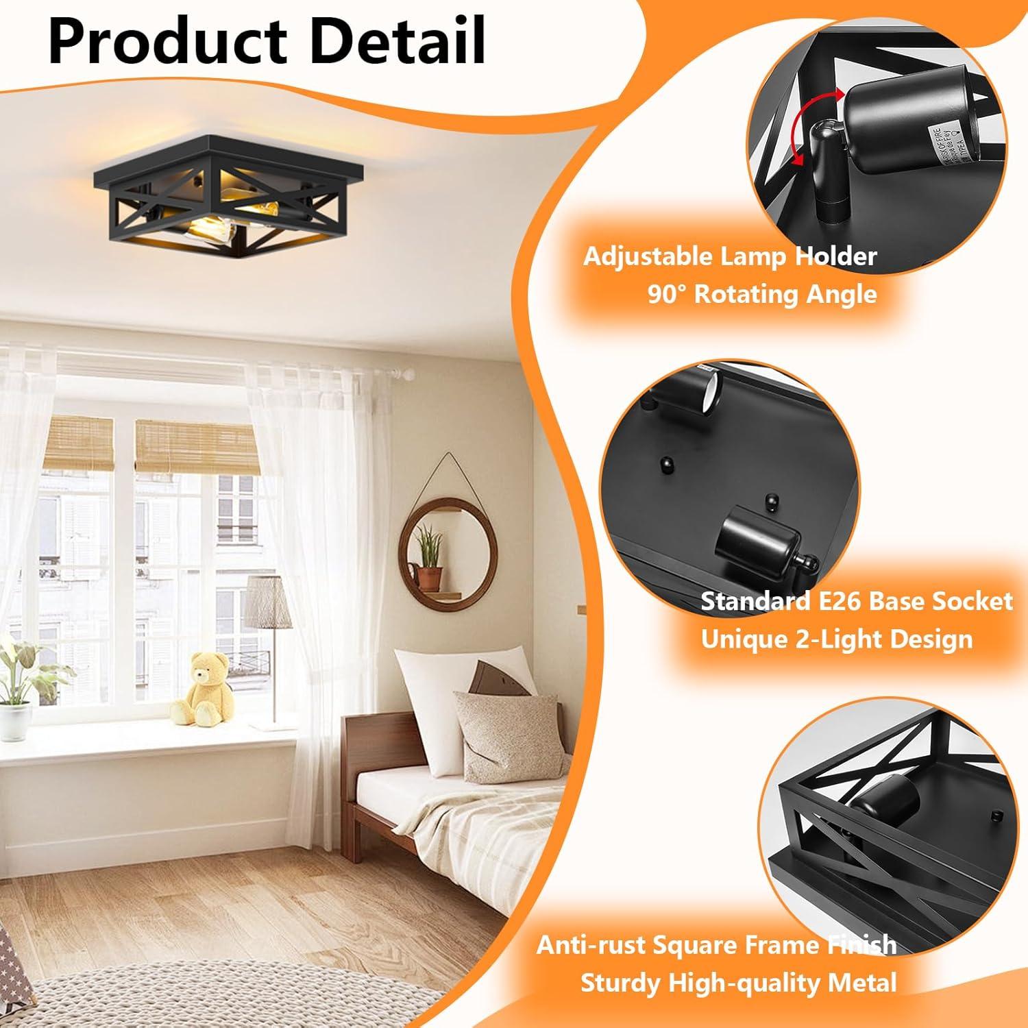 Pynsseu Flush Mount (Set of 2)