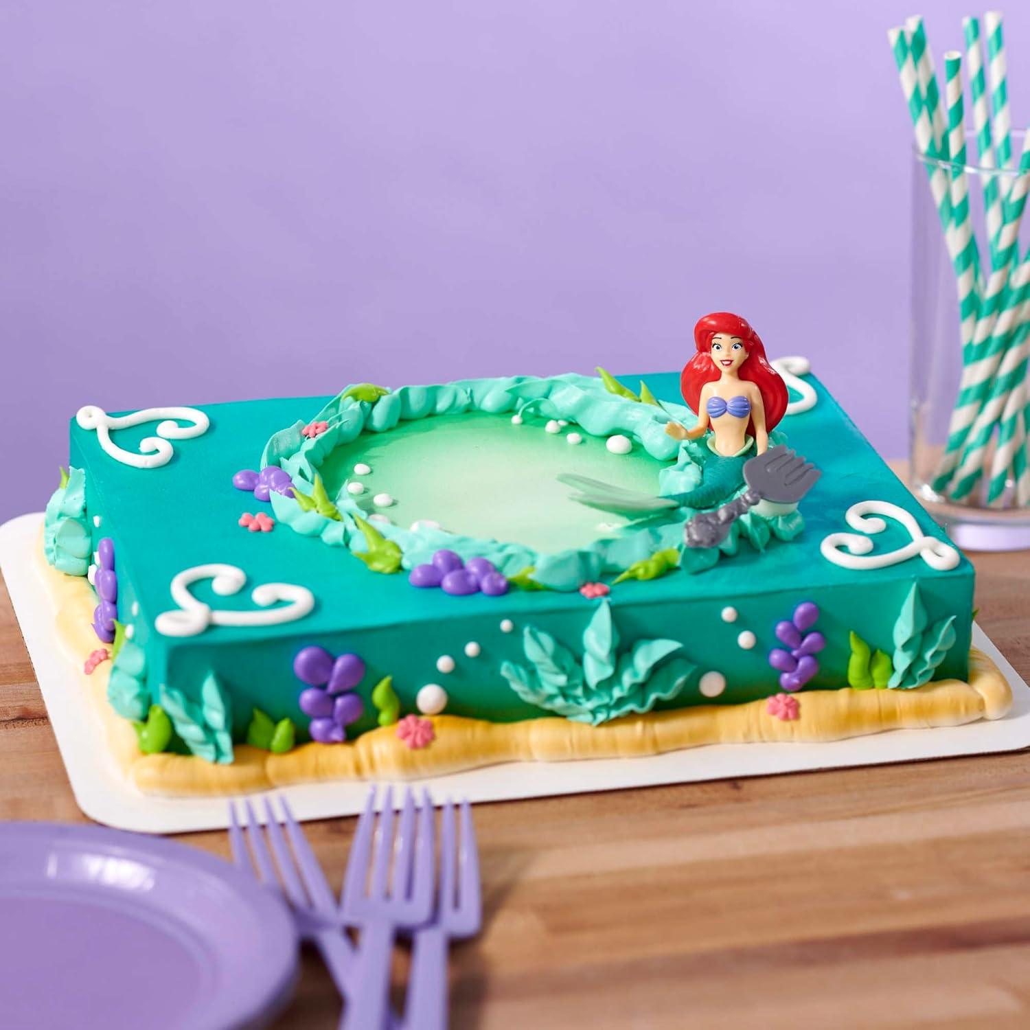 DecoSet® Disney Princess Ariel Colors of the Cake Topper - 2-Piece cake decoration