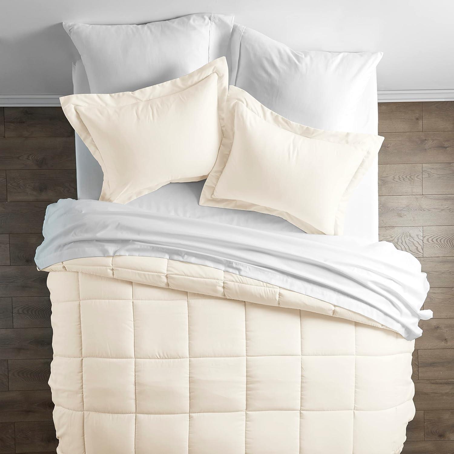 IEnjoy Home Simply Soft 8 Piece Microfiber Complete Bedding Set