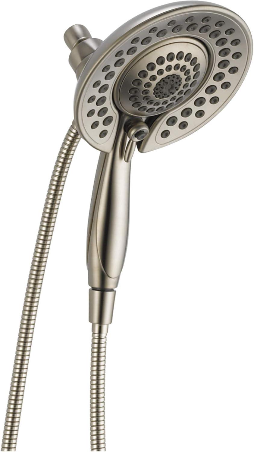 Stainless Steel Dual Handheld Multi-Head Shower System