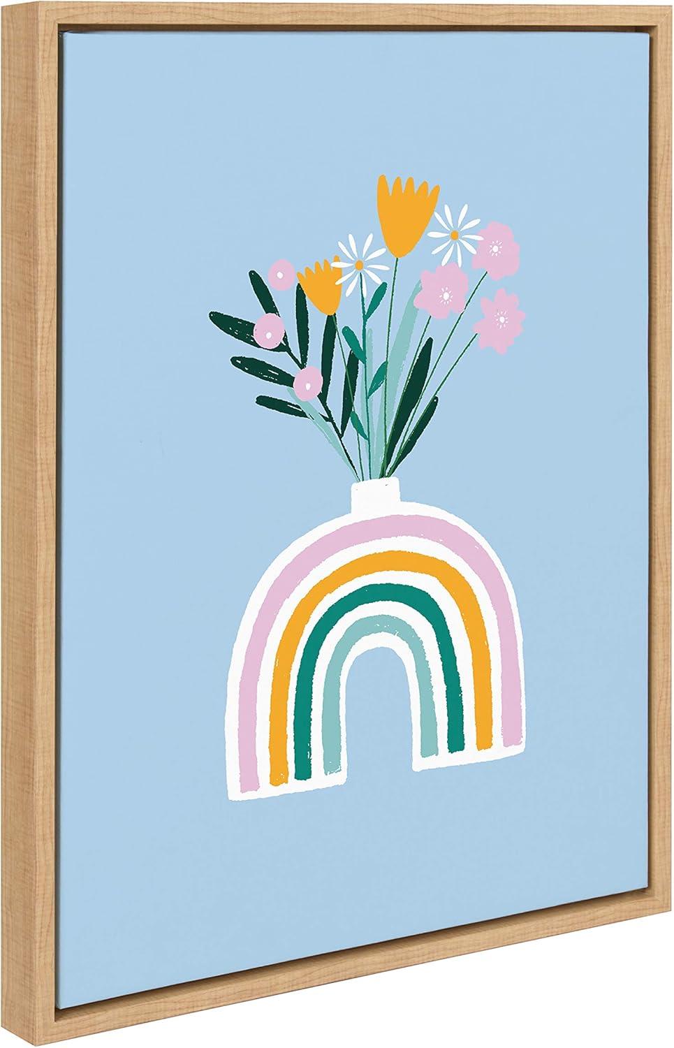 Kate and Laurel " Happy Flowers " by Duchess Plum (Aislinn Simmonds) Painting Print