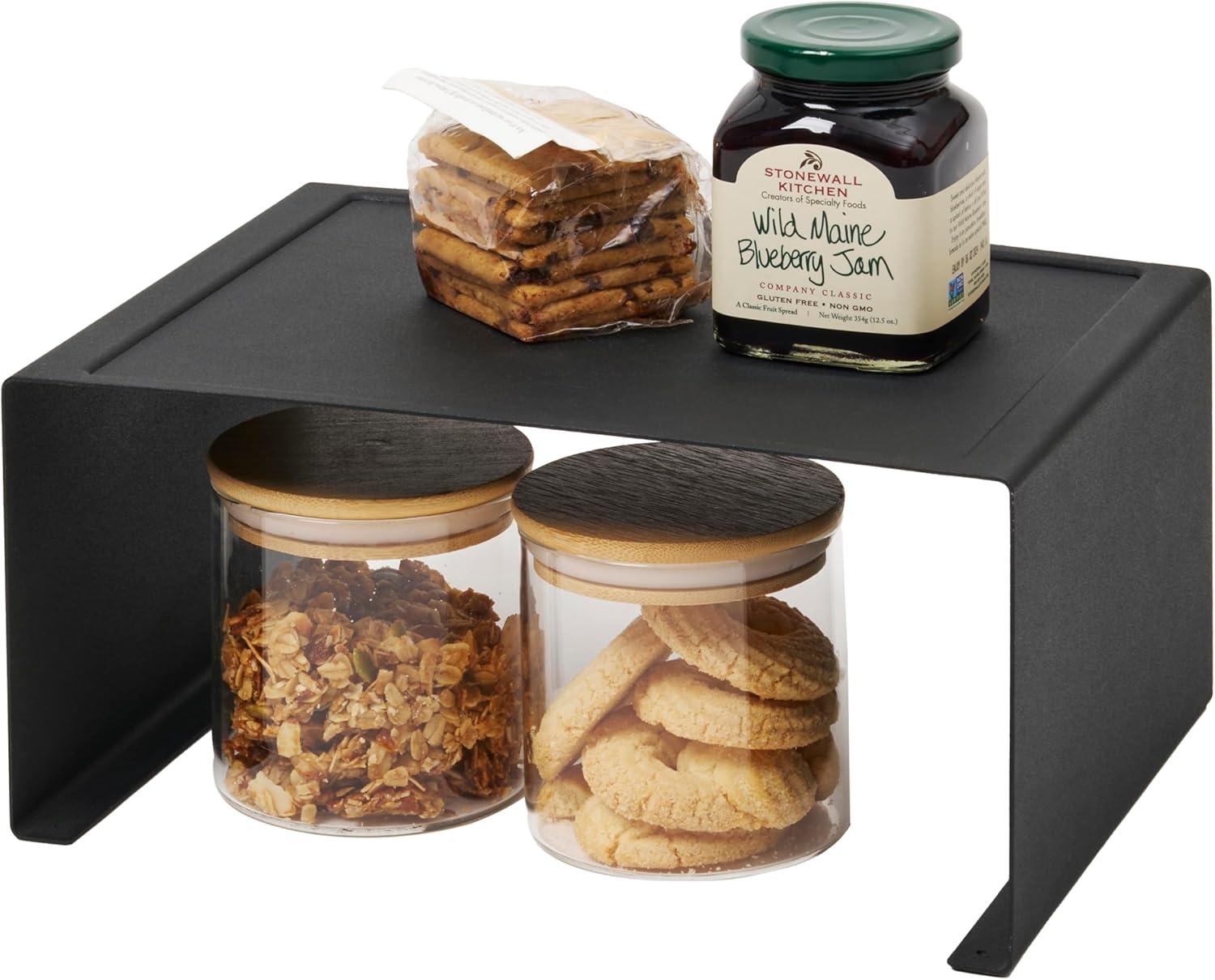 Yamazaki Tower Large Black Kitchen Steel Rack