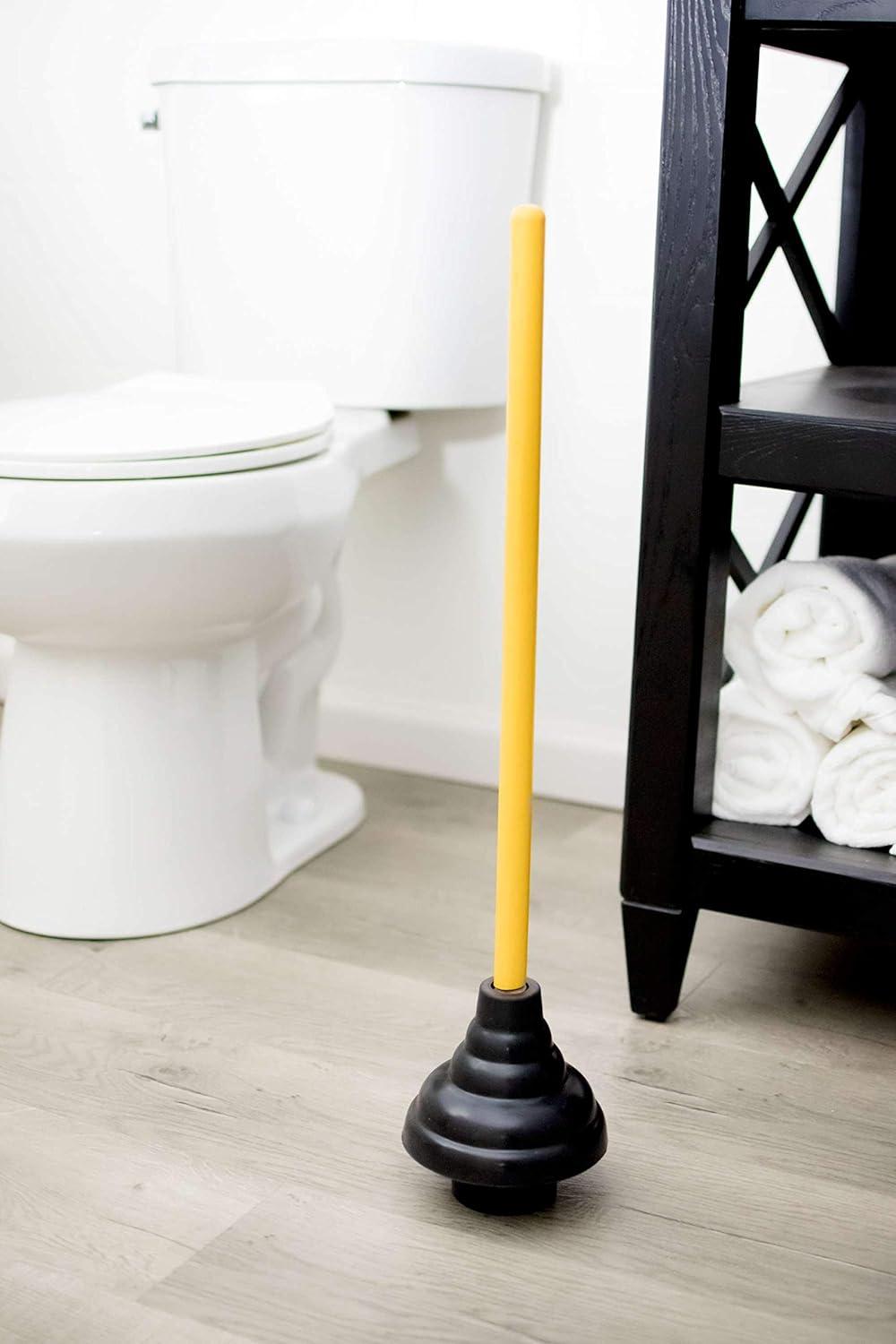 LDR 512 3410 Power Deluxe Toilet Plungers, 1 Count (Pack of 1), Black