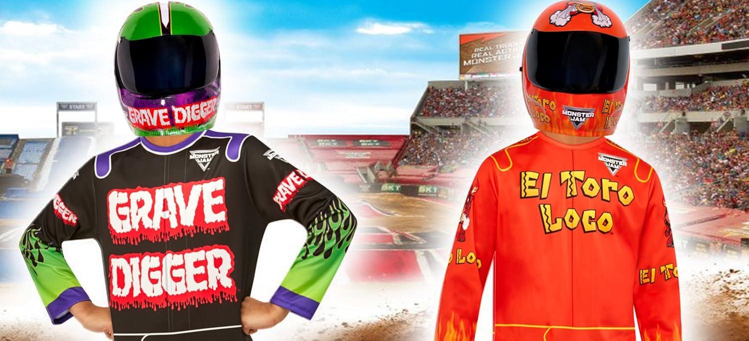 Rubies Monster Jam Grave Digger Boy's Costume Large