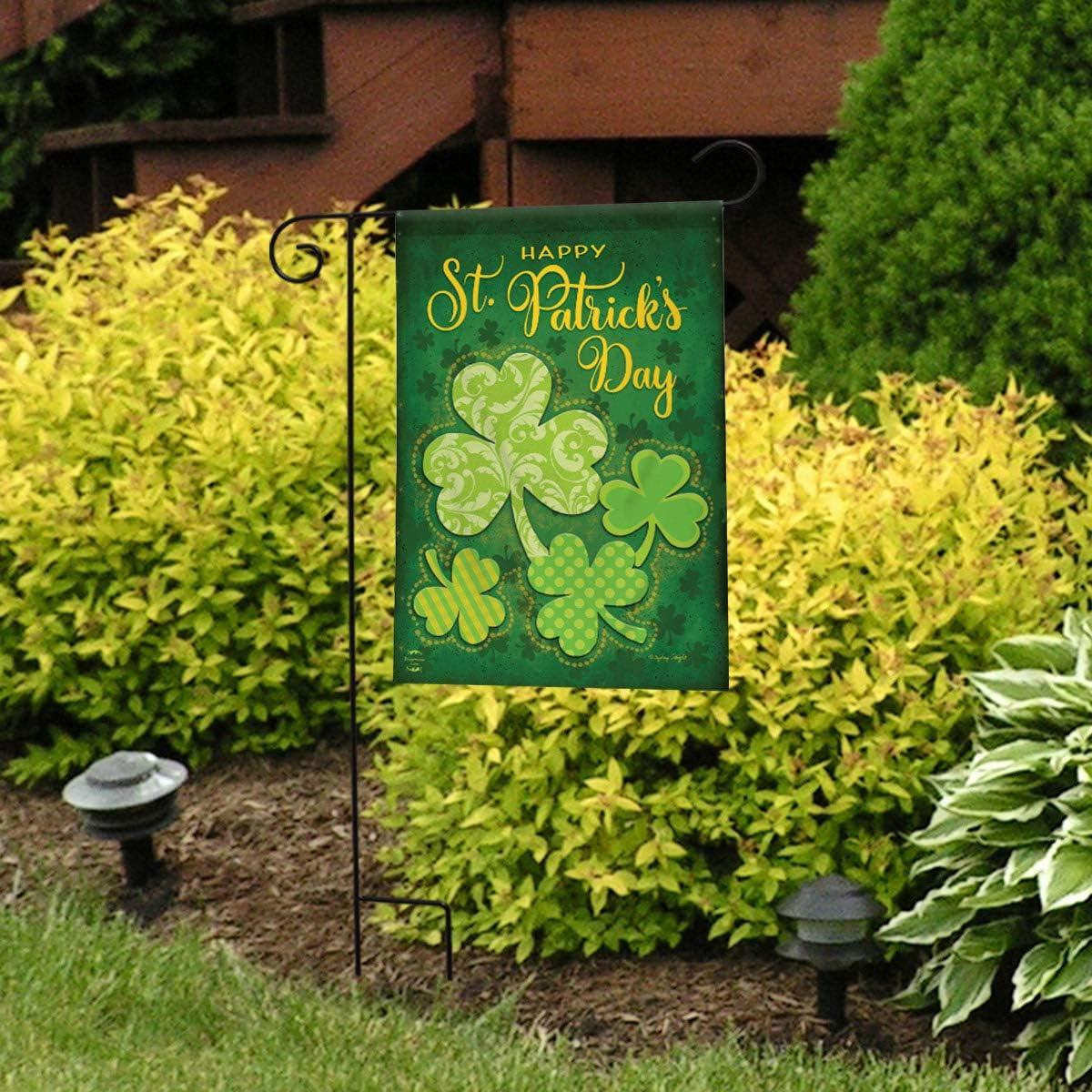 Briarwood Lane Lucky Shamrocks St. Patrick's Day Garden Flag Patt