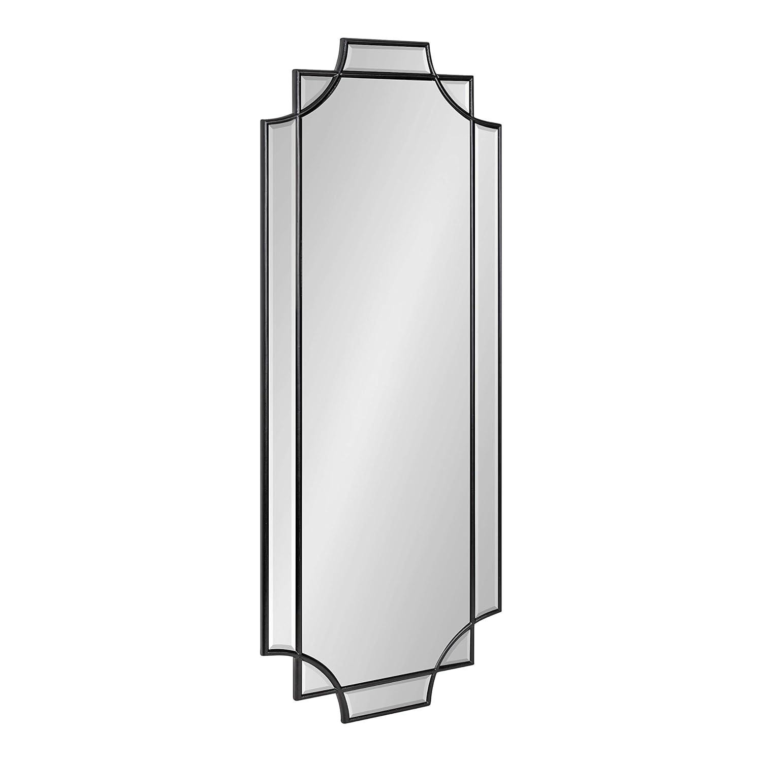 16" x 42" Minuette Decorative Framed Wall Mirror Bronze - Kate & Laurel All Things Decor: Modern Style, No Assembly Required, Wall Mount