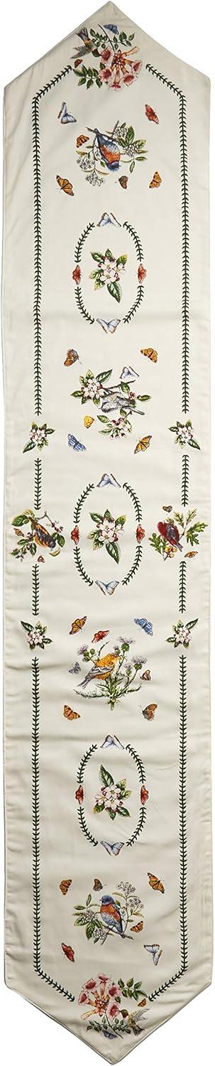 Avanti Linens Botanic Birds 72" Runner - Multicolored