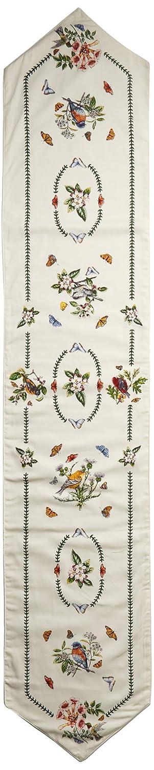 Avanti Linens Botanic Birds 72" Runner - Multicolored
