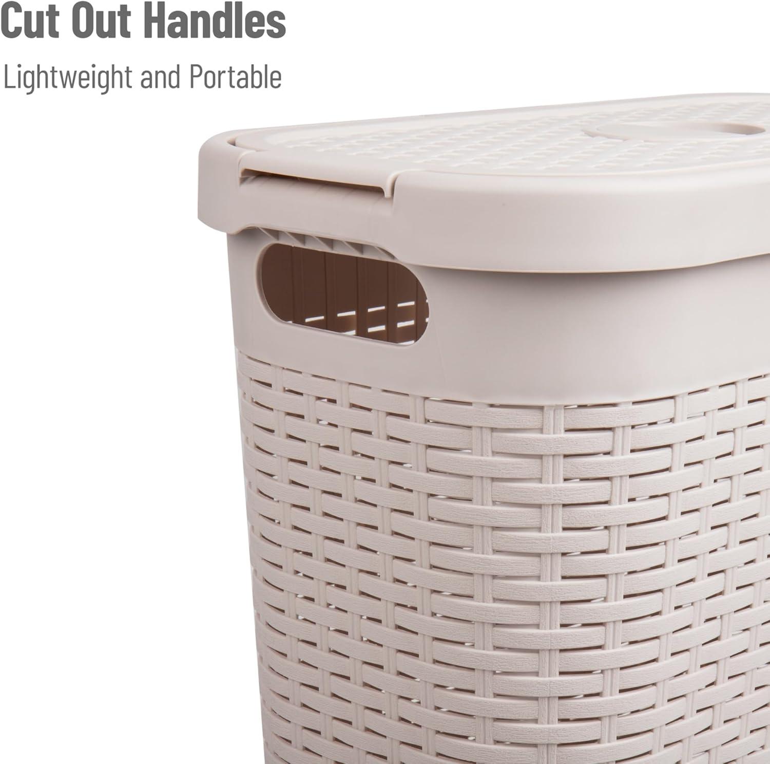 Mind Reader 40 Liter Slim Laundry Basket