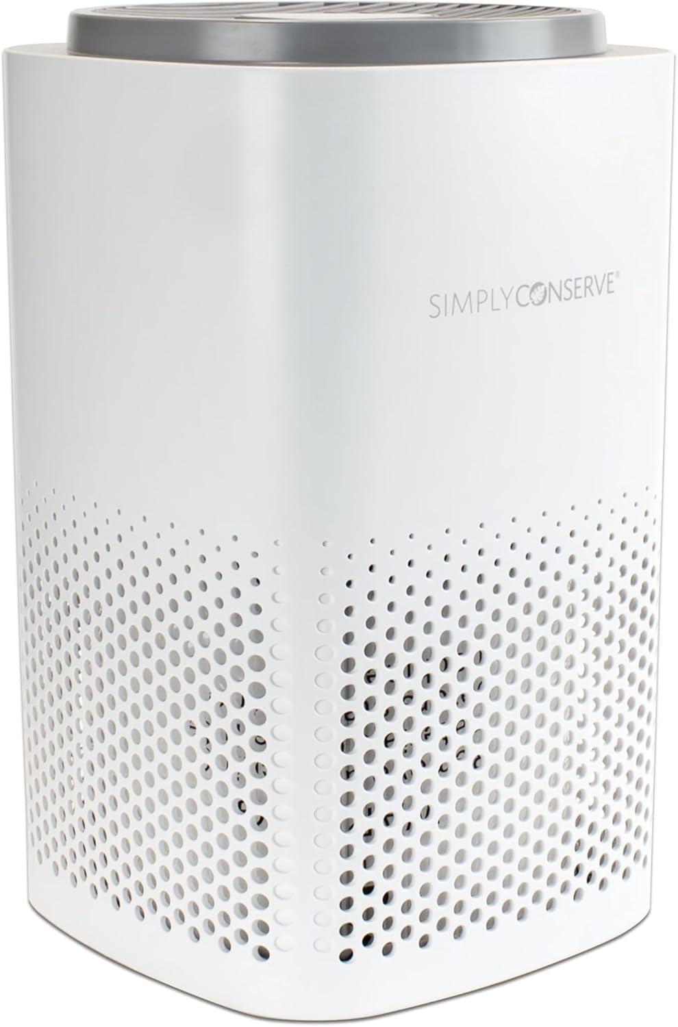 White Energy Star HEPA Air Purifier with Odor Control