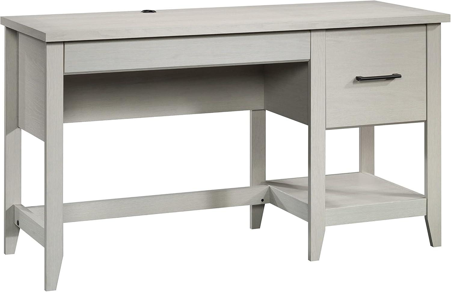 Summit Station 2 Drawer Desk Glacier Oak - Sauder: Home Office, Letter-Size File Storage, Laminated Surface: MDF Construction, Metal Hardware