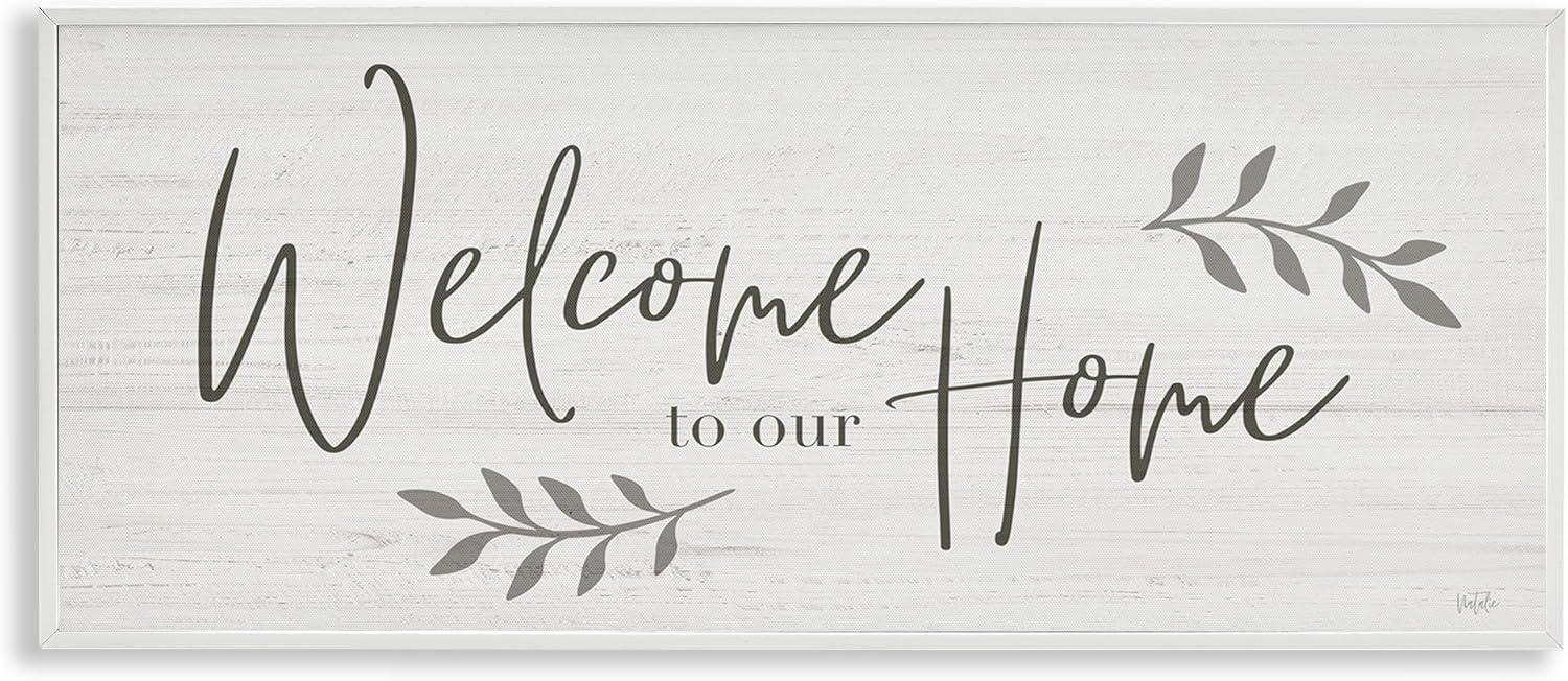 Stupell Industries " Welcome To Our Home Country Sign " by Natalie Carpentieri