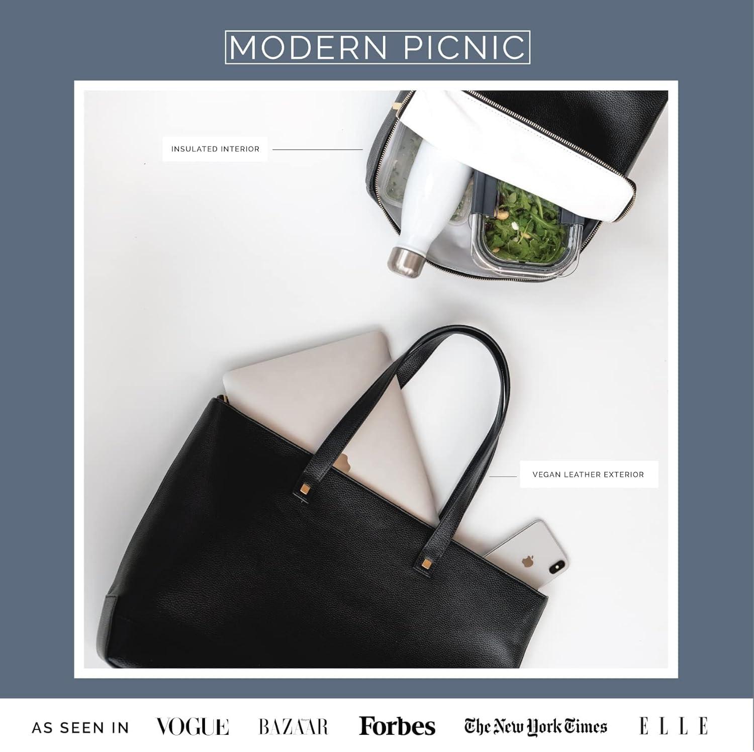 Modern Picnic - THE TOTE - BLACK